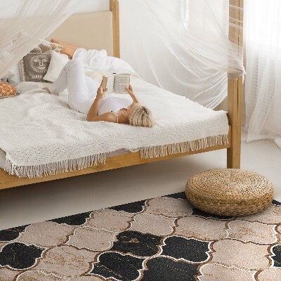 Vinyl vloerkleed Arabesque marmermozaïek Marokkaanse stijl