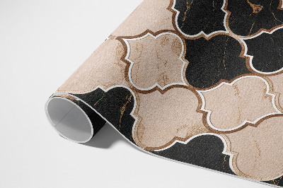 Vinyl vloerkleed Arabesque marmermozaïek Marokkaanse stijl