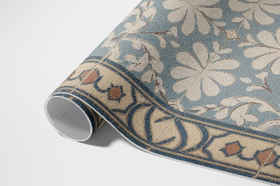 Vinyl vloerkleed Geometrische bloemenpatronen in retrostijl