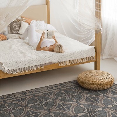 Vinyl vloerkleed Rustiek geometrisch ornament