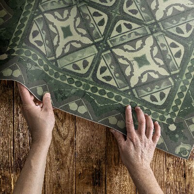 Vinyl tapijt Symmetrische geometrische opstelling