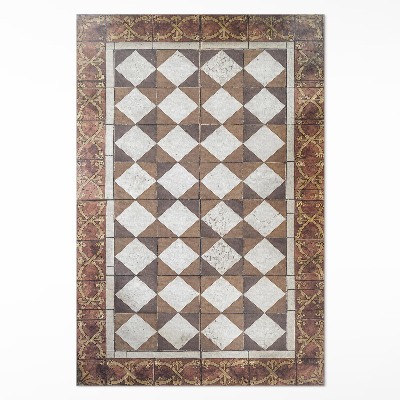 Vinyl vloerkleed Art Deco tegels