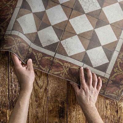 Vinyl vloerkleed Art Deco tegels