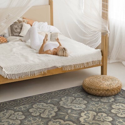 Vinyl tapijt Rustieke geometrie op vintage tegels