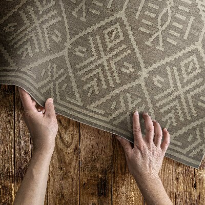 Vinyl tapijt Retro-inspiraties in Azteekse stijl