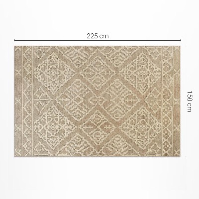 Tapijt vinyl Eenvoudige Azteekse motieven in een klassieke vorm