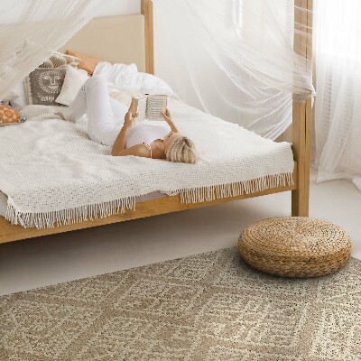 Tapijt vinyl Eenvoudige Azteekse motieven in een klassieke vorm