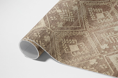 Vinyl vloerkleed Oude inspiraties in Azteekse patronen