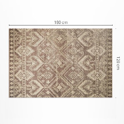 Vinyl vloerkleed Oude inspiraties in Azteekse patronen