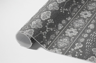 Tapijt vinyl Tuintaferelen met bloemmotieven