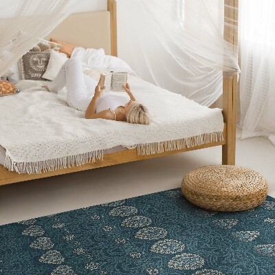 Vinyl tapijt Azteekse esthetiek in retropatronen