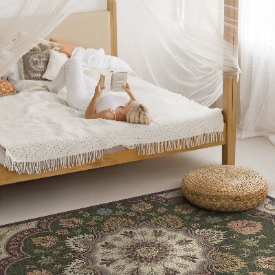 Tapijt vinyl Bloemen in Art Nouveau-stijl