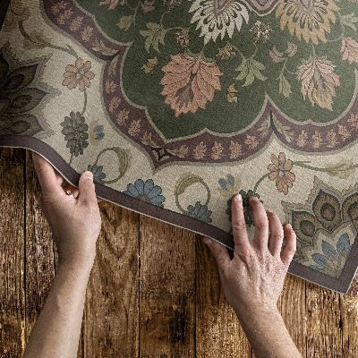 Tapijt vinyl Bloemen in Art Nouveau-stijl