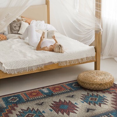 Tapijt vinyl Symmetrische composities in de Azteekse geest