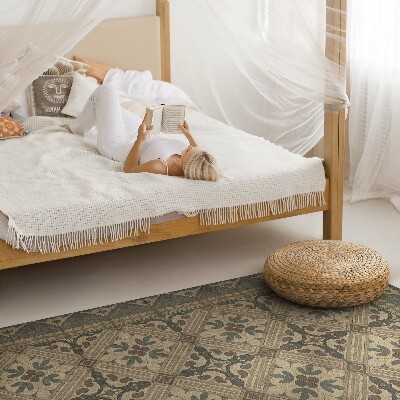 Vinyl vloerkleed Symmetrische vintage patronen