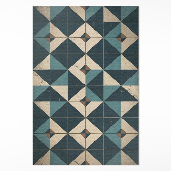 Vinyl tapijt Art deco tegels met geometrische vormen
