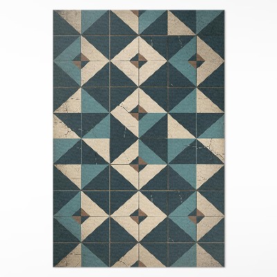 Vinyl tapijt Art deco tegels met geometrische vormen