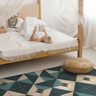 Vinyl tapijt Art deco tegels met geometrische vormen