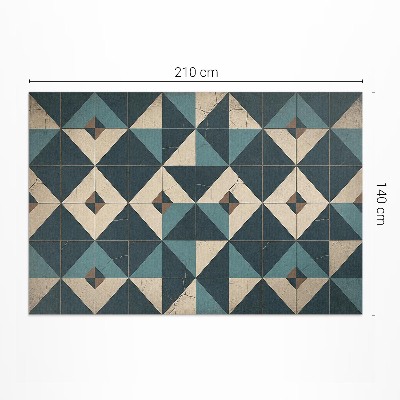 Vinyl tapijt Art deco tegels met geometrische vormen