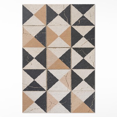 Tapijt vinyl Imitatie van oude tegels