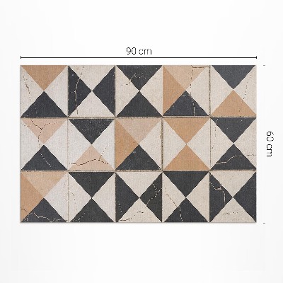 Tapijt vinyl Imitatie van oude tegels