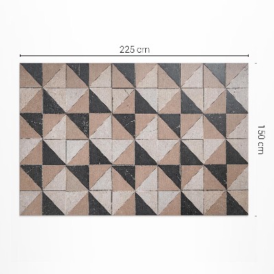 Vinyl vloerkleed Traditioneel mozaïek van een oud huurhuis