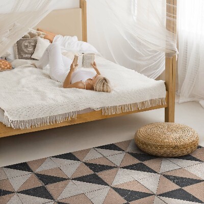 Vinyl vloerkleed Traditioneel mozaïek van een oud huurhuis