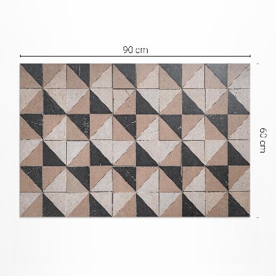 Vinyl vloerkleed Traditioneel mozaïek van een oud huurhuis