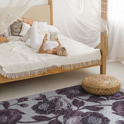 Tapijt vinyl Subtiele vintage bloemen