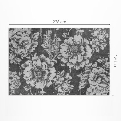 Vinyl tapijt Subtiele bloemenaccenten