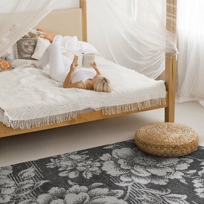 Vinyl tapijt Subtiele bloemenaccenten