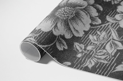 Vinyl tapijt Subtiele bloemenaccenten