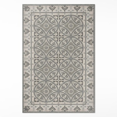 Vinyl vloerkleed Een compositie van elegante tegels