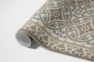 Tapijt vinyl Boho geometrische compositie