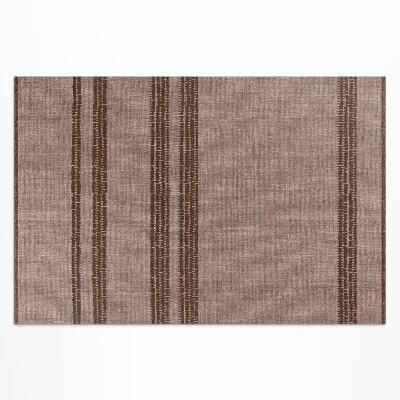 Tuinkleed Bruin gevoerde boho-imitatiestof