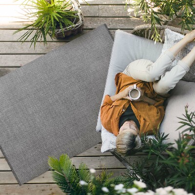 Buiten tapijt Elegante gladde stof imitatie