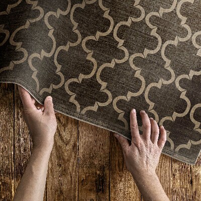 Buitenkleed Imitatiestof met oosters arabeskpatroon