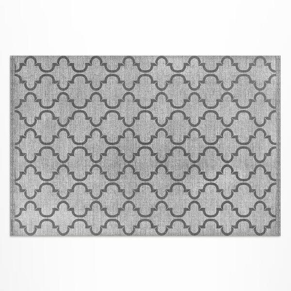 Buiten tapijt Imitatiestof met oosters patroon