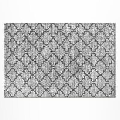 Buiten tapijt Imitatiestof met oosters patroon