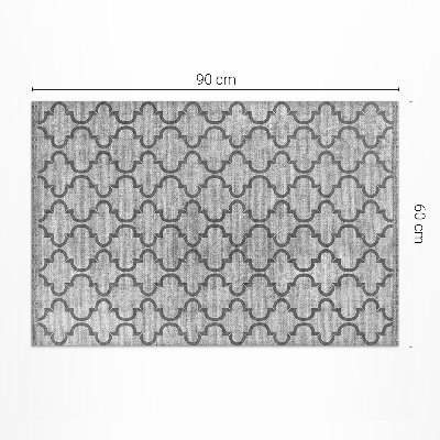 Buiten tapijt Imitatiestof met oosters patroon