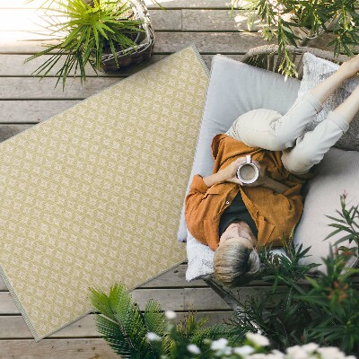 Tuinkleed Imitatiestof met oosters patroon