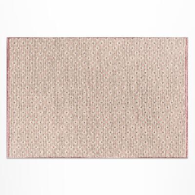 Buiten tapijt Roze oosterse imitatiestof