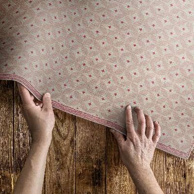 Buiten tapijt Roze oosterse imitatiestof