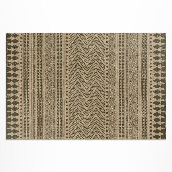 Buitenkleed Imitatiestof met zigzag- en lijnmotief