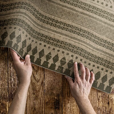 Buitenkleed Imitatiestof met zigzag- en lijnmotief