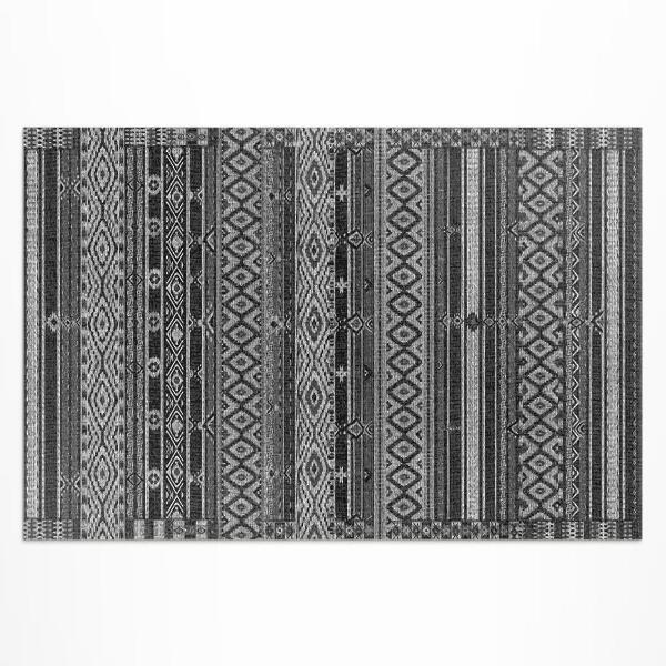 Buiten tapijt Imitatiestof met kleine ruiten