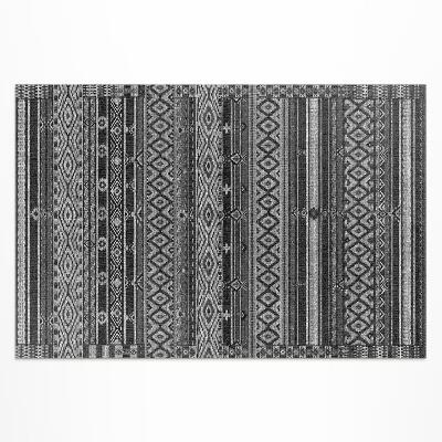 Buiten tapijt Imitatiestof met kleine ruiten