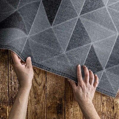 Tuinkleed Imitatiestof van geometrische abstractie