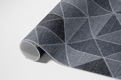 Tuinkleed Imitatiestof van geometrische abstractie