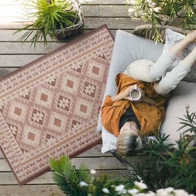 Buitenkleed Vintage patroon decoratieve stof imitatie